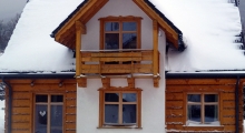 Domek w Szczyrku zimą
